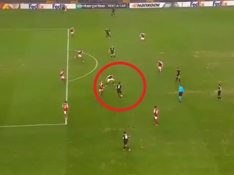 Magia de Raúl Jiménez para el segundo gol de Wolverhampton a Sporting Braga