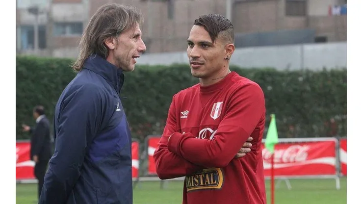 Gareca y Guerrero clasificaron al Mundial de Rusia 2018 con Perú.