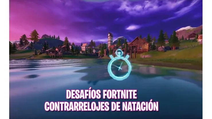 Desafíos Fortnite: completa las contrarrelojes de natación en Albercas Adormecidas y al este de Hidro 16