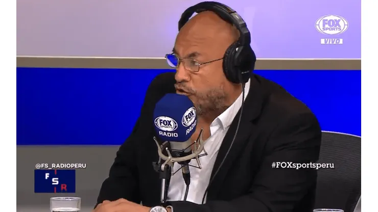 Peter Arévalo es panelista en Fox Sports Radio Perú.