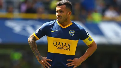 Foto de Carlos Tevez, jugador de Boca.
