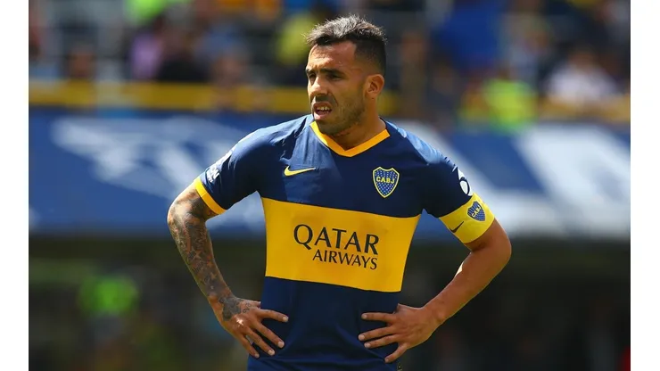 Foto de Carlos Tevez, jugador de Boca.