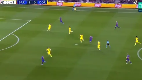 Se llevan bárbaro: Messi tocó para Griezmann y este puso el 3 a 0