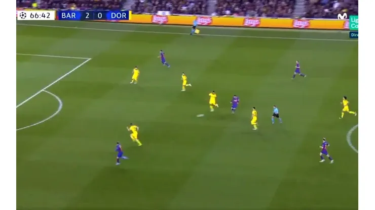 Se llevan bárbaro: Messi tocó para Griezmann y este puso el 3 a 0