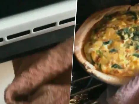 Video viral: estaba orgulloso de su tarta, pero se puso diabólica y todo acabó mal