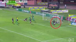 ¿Entró o no? Polémica jugada en Cúcuta que terminó favoreciendo a Nacional