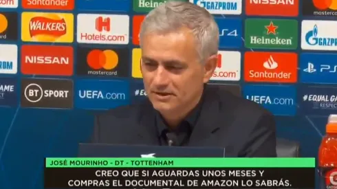 José Mourinho, DT del Tottenham de Inglaterra.