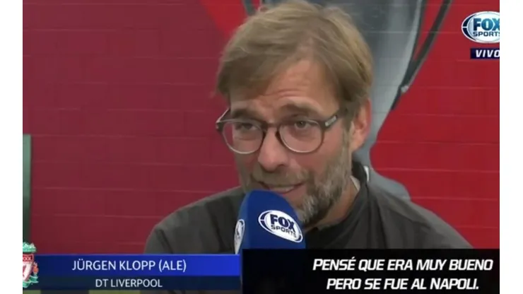 El estratega del Liverpool está enamorado de Lozano.