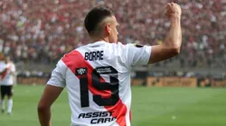 Rafael Santos Borré, jugador de River Plate en Argentina.