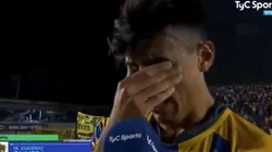Debutó en Atlanta, metió un gol y se quebró en vivo de la emoción
