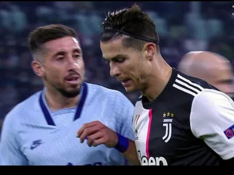 Héctor Herrera se defendió ante la agresión de Cristiano Ronaldo