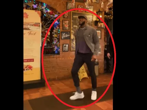 Vídeo: se cruzaron con LeBron y lo grabaron gritando lo que todos querían oír