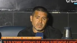 Riquelme: "Los hinchas de River quieren que gane el oficialismo"