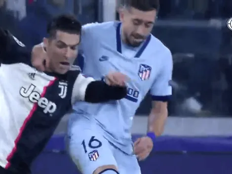 La pequeña pelea entre Herrera y Ronaldo en duelo de Champions