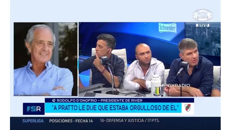 Rodolfo D'Onofrio, sin pelos en la lengua.