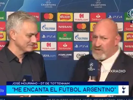 A Mourinho le preguntaron por la final de River y metió una frase épica
