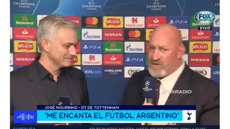 A Mourinho le preguntaron por la final de River y metió una frase épica