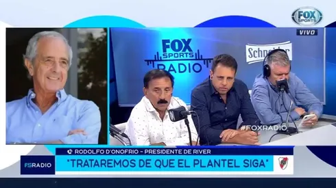 Rodolfo D'Onofrio en Fox Sports Radio.