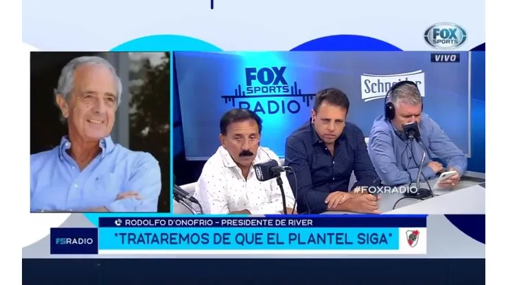 Rodolfo D'Onofrio en Fox Sports Radio.
