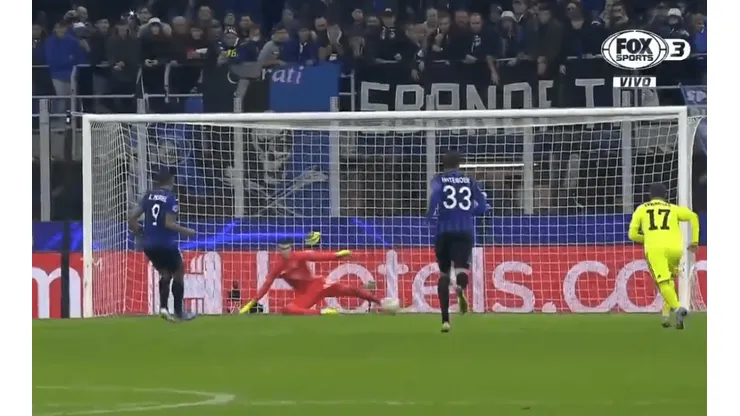 Así fue el gol de Luis Fernando Muriel en la Champions League.