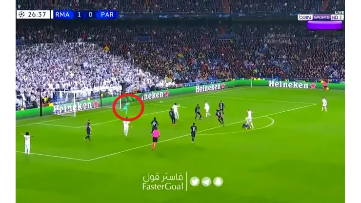 Enorme atajada de Keylor Navas.