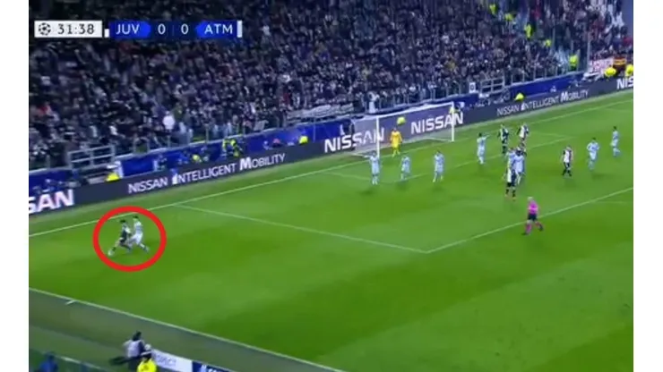 Espectacular recurso de Paulo Dybala.