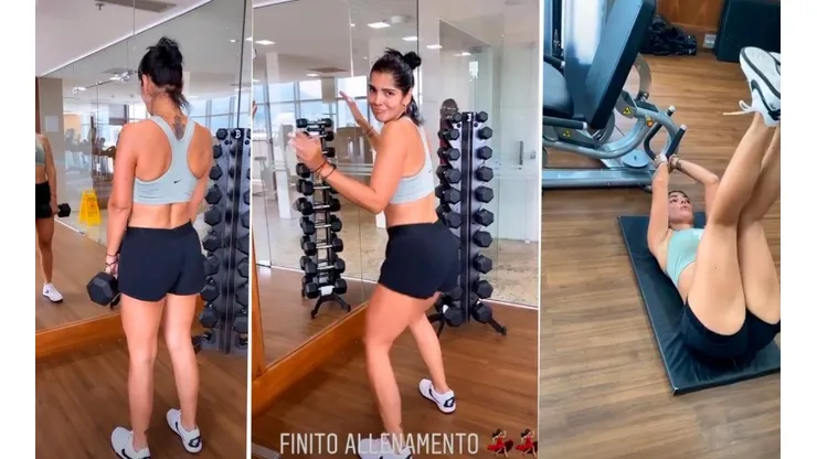 Ex de Guarín, desatada en Brasil: entrenamiento y bailecito de infarto