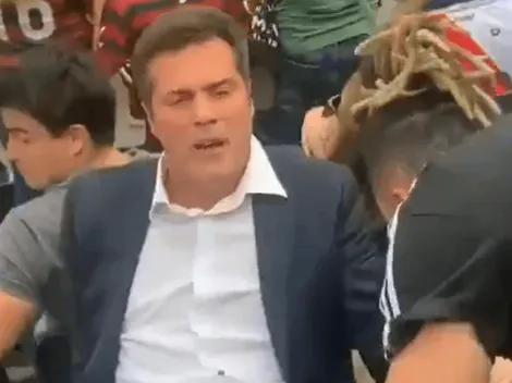 El casi desmayo del exarquero Julio César en el segundo de Gabigol a River