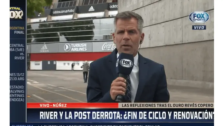 Fox Sports: River va a vender dos o tres jugadores y probablemente no incorpore