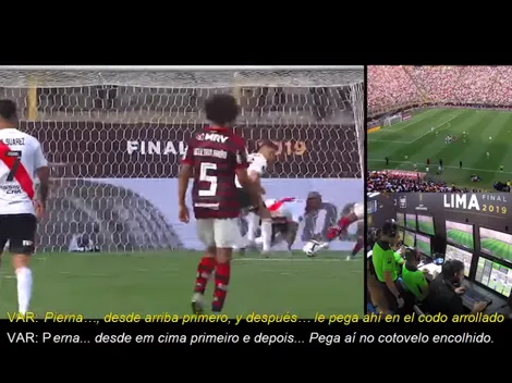 Conmebol publicó los audios del VAR: ¿qué pasó en la jugada de Nicolás de la Cruz?