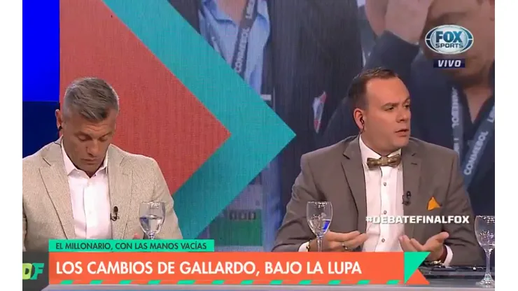 Avellaneda criticó a los hinchas de Boca: "Cantaban por Gabigol, fue un papelón"