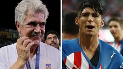 Las felicitaciones de Ferretti a Pulido por el título de goleo
