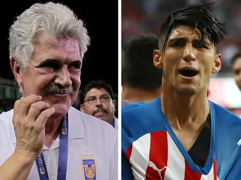Las felicitaciones de Ferretti a Pulido por el título de goleo