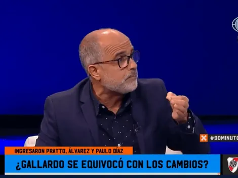 Arcucci dijo que le gustaría perder como lo hizo River y en 90 minutos lo mataron