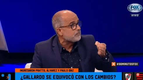 Arcucci dijo que le gustaría perder como lo hizo River y en 90 minutos lo mataron