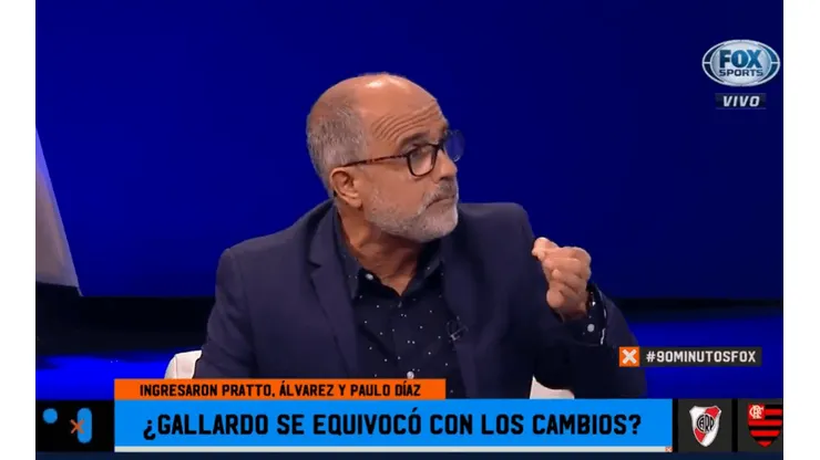 Arcucci dijo que le gustaría perder como lo hizo River y en 90 minutos lo mataron