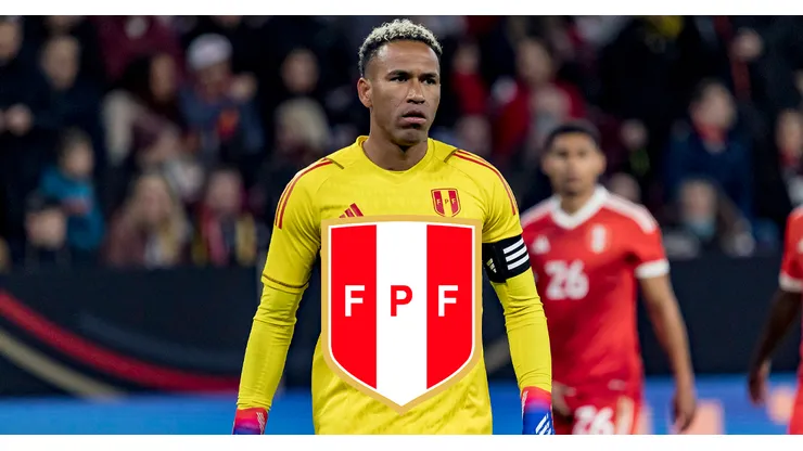 Pedro Gallese tapando para Perú.