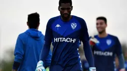 'Dida' Domínguez con los colores de Vélez Sarsfield.