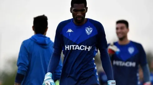 'Dida' Domínguez con los colores de Vélez Sarsfield.