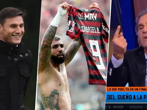 El diálogo de Zanetti con Ruggeri sobre Gabigol: "No toca la pelota"