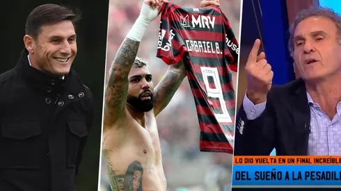 El diálogo de Zanetti con Ruggeri sobre Gabigol: "No toca la pelota"