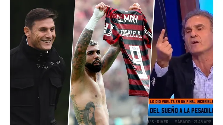 El diálogo de Zanetti con Ruggeri sobre Gabigol: "No toca la pelota"