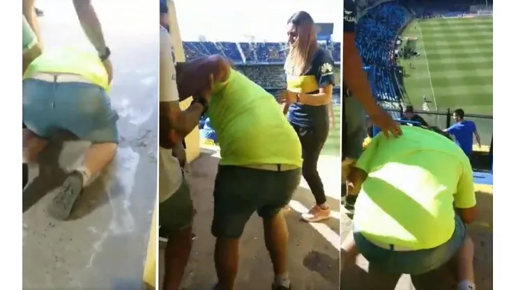 Conoció la Bombonera por primera vez y se emocionó hasta las lágrimas: "¡No lo puedo creer!"