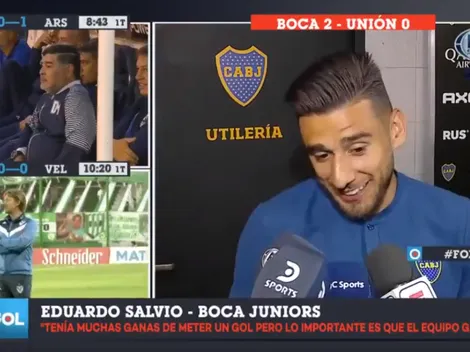 Sonrisa pícara: Salvio contó que vio la final "como todo hincha de Boca"