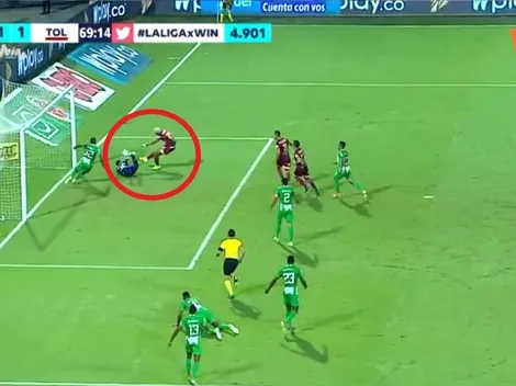 Comenzó la pesadilla: Albornoz puso el 1-1 entre Nacional y Tolima