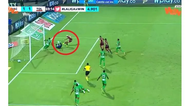 Comenzó la pesadilla: Albornoz puso el 1-1 entre Nacional y Tolima