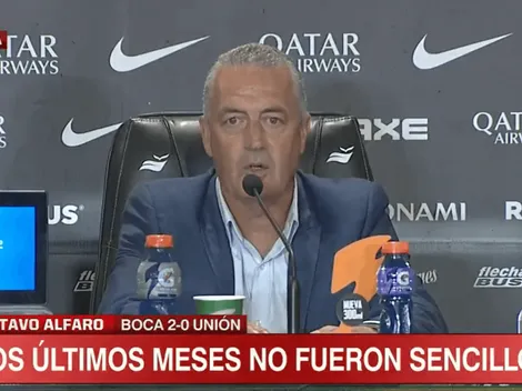 Alfaro: "Sería muy difícil que a Boca se le escape este campeonato"