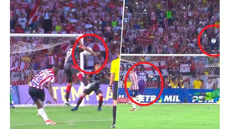 Así erró el penal Sebastián Viera frente a Cúcuta Deportivo.