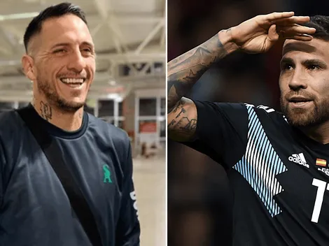 Migliore subió un video cantando en la tribuna de Boca y Otamendi lo trolleó