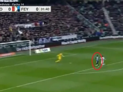 Galopada y exquisita definición de Luis Sinisterra para golazo de Feyenoord
